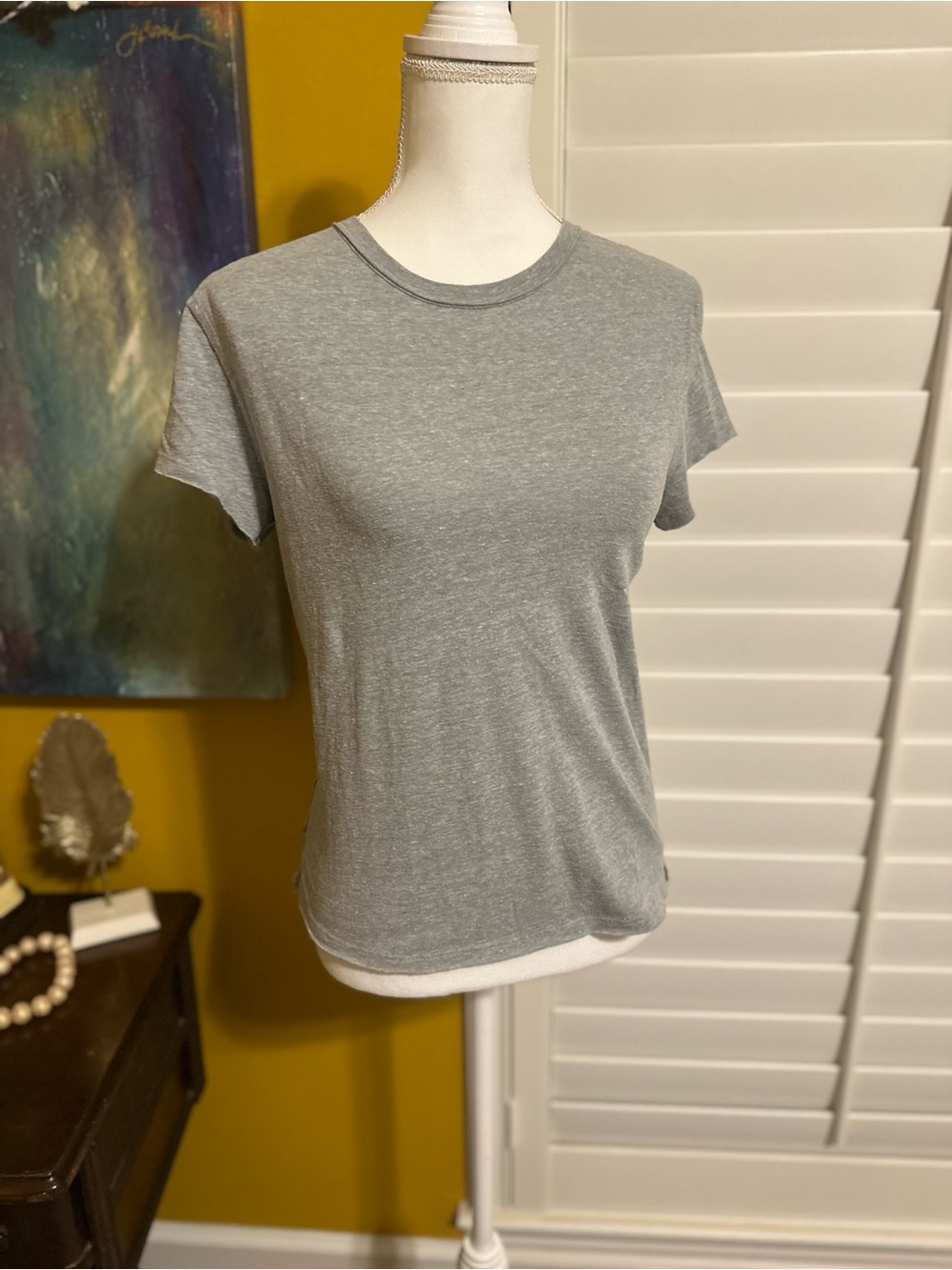 We The Free Heather Gray Short Sleeve Crew Tee